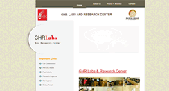 Desktop Screenshot of ghrlabs.res.in